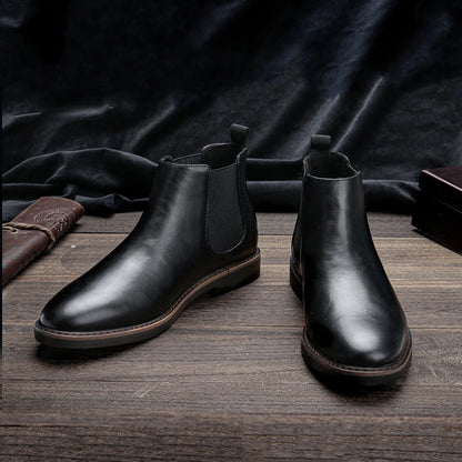 Loom & Soul Men’s Retro Chelsea Boots – Classic Slip-On British Style Boots