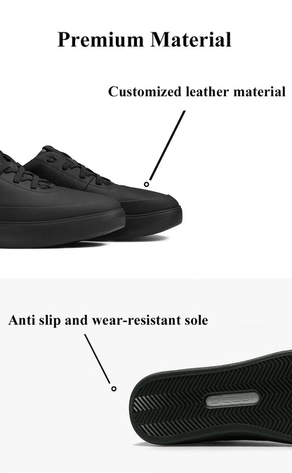 Desai™ DS3097 Men’s Leather Casual Shoes – Lightweight Breathable Soft Sole Sneakers