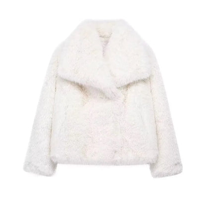 Veste à revers en fausse fourrure HH LuxeFur™ – Chaleur élégante pour l'Automne & l'Hiver 2025