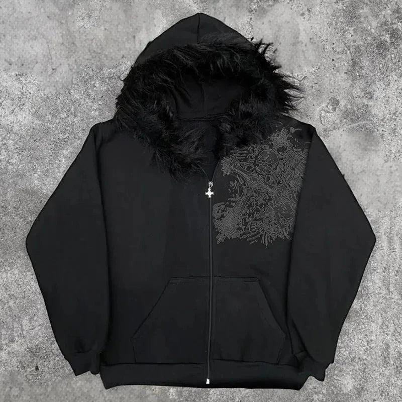 European American Oversized Casual Streetwear