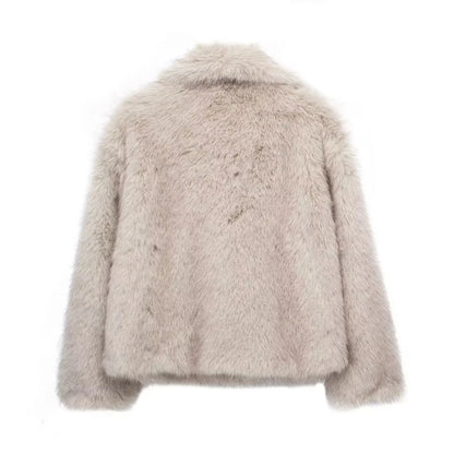 Veste à revers en fausse fourrure HH LuxeFur™ – Chaleur élégante pour l'Automne & l'Hiver 2025