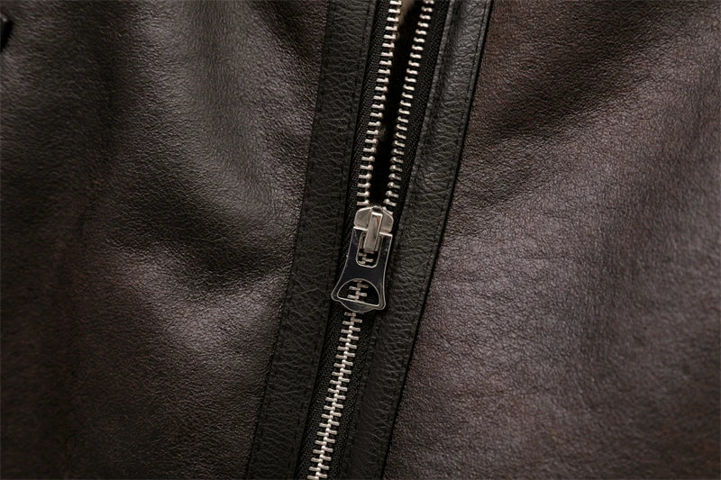 Loom & Soul Veste imitation peau lainée – Manteau d'hiver chaud ceinturé de style vintage pour femme