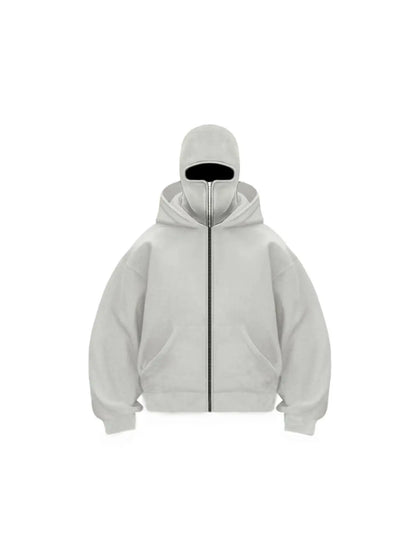 Sweat à Capuche Zippé Homme Automne Hiver – Veste Décontractée Chaude Streetwear