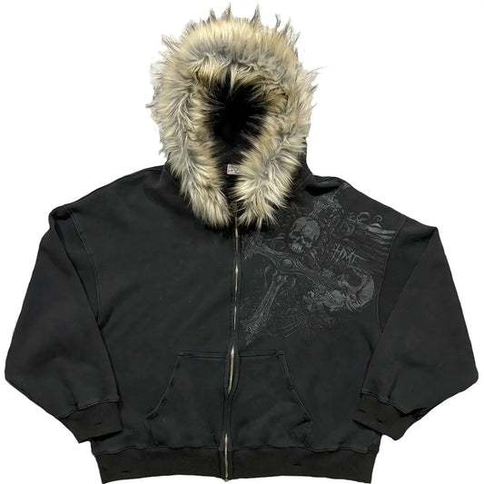 European American Oversized Casual Streetwear