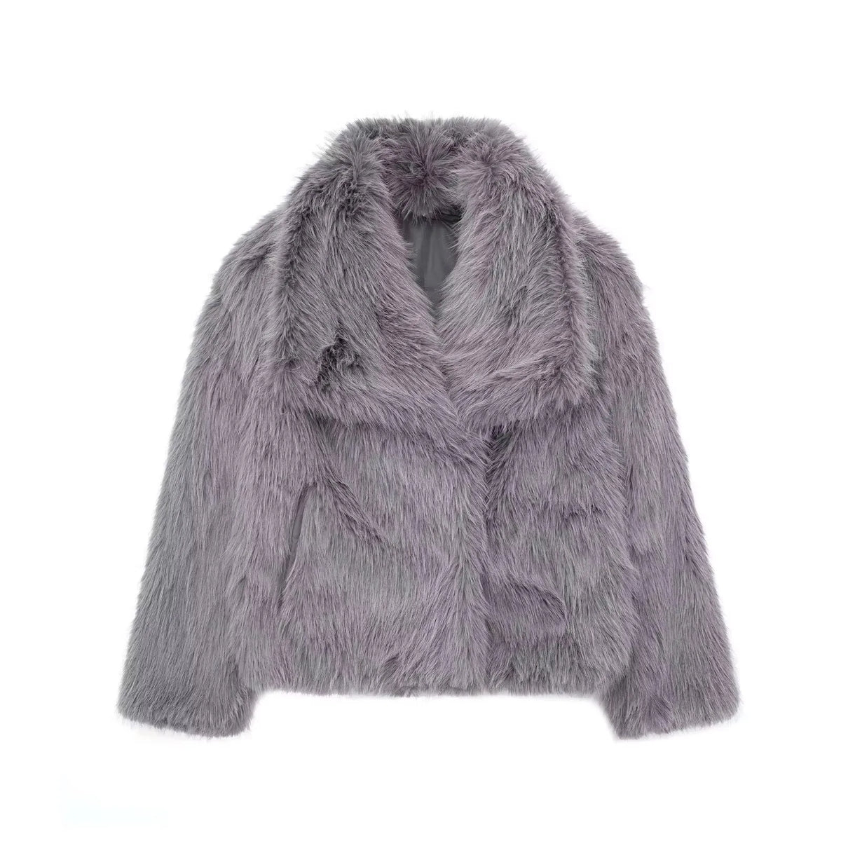 Veste à revers en fausse fourrure HH LuxeFur™ – Chaleur élégante pour l'Automne & l'Hiver 2025