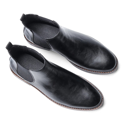 Loom & Soul Men’s Retro Chelsea Boots – Classic Slip-On British Style Boots