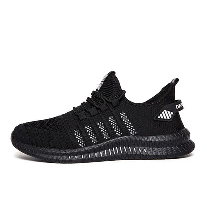 Men’s Flyknit Sneakers – Lightweight Breathable Casual Walking Shoes