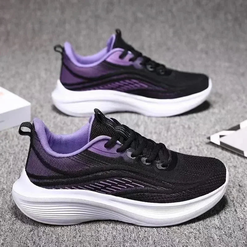 2025 Women’s Casual Mesh Flats – Anti-Slip Breathable Summer Walking Shoes