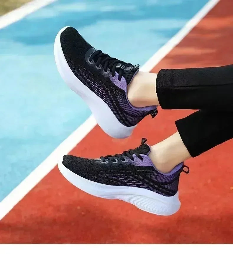 2025 Women’s Casual Mesh Flats – Anti-Slip Breathable Summer Walking Shoes