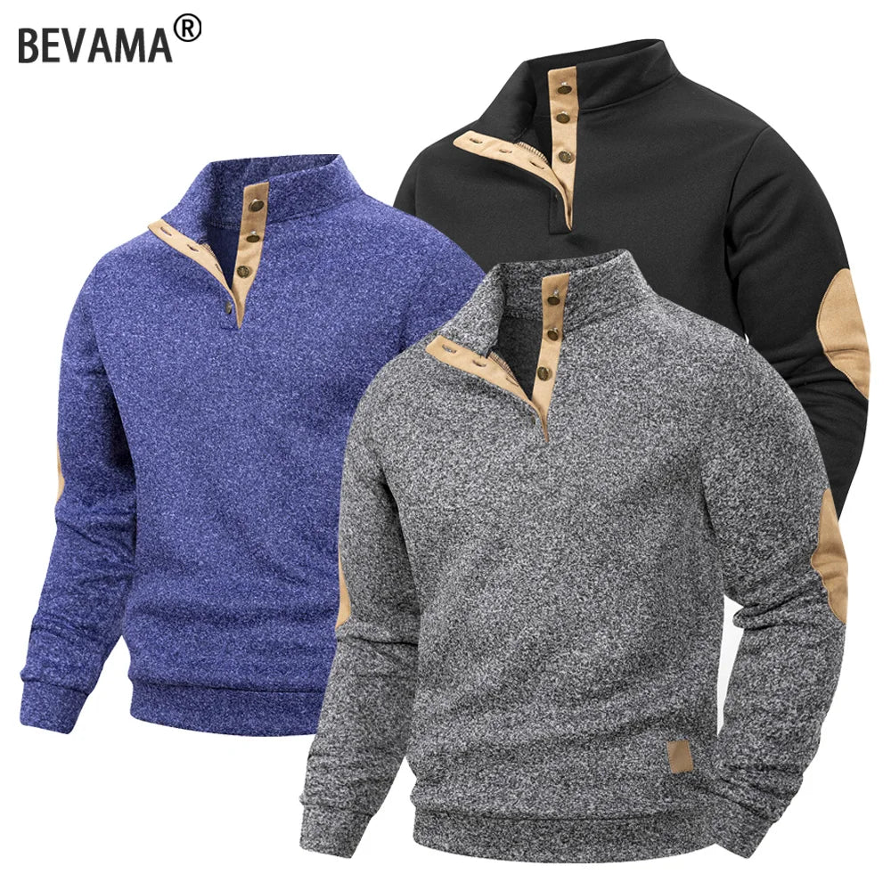 Men’s Sleeveless Turtleneck Pullover – Lightweight Knit Casual Vest Top