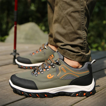 Chaussures de sport légères pour homme – Baskets en microfibre pour la course et la marche