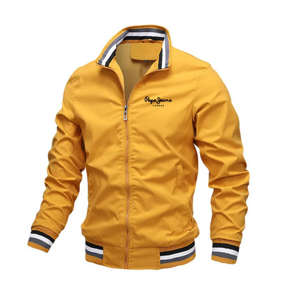 Blouson Aviateur Imperméable Homme Loom & Soul – Coupe-Vent Col Montant