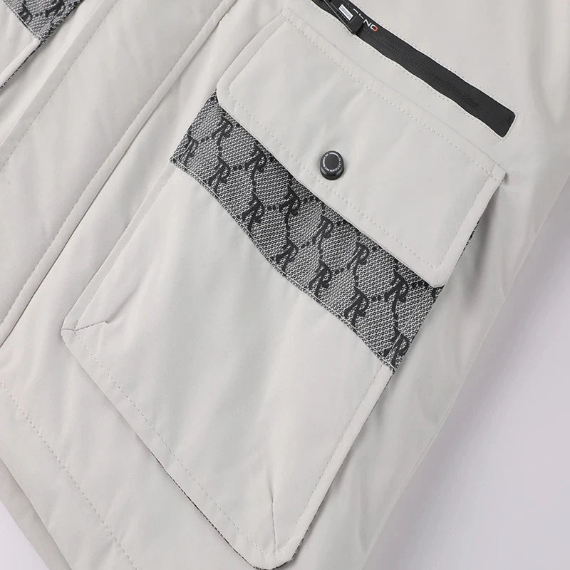Loom & Soul Men’s Hooded Cotton Jacket – Warm Windproof Winter Padded Coat