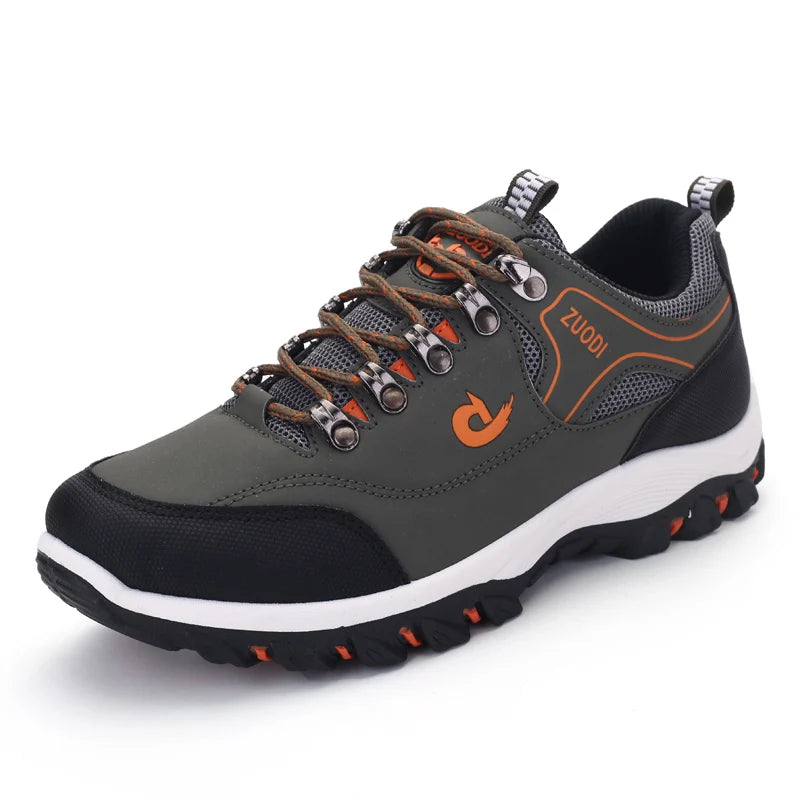 Chaussures de sport légères pour homme – Baskets en microfibre pour la course et la marche