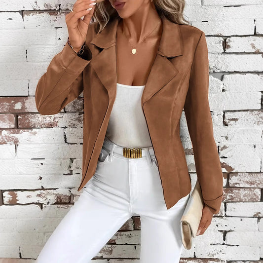 Veste Cardigan Élégante et Cintrée pour Femme – Navetteur Automne et Hiver