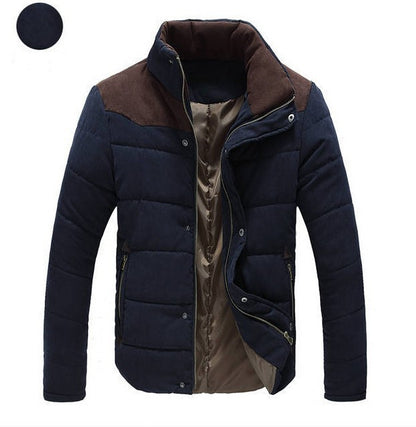 Parka décontractée chaude Loom & Soul™ pour homme – Manteau d'hiver coupe-vent avec extérieur en polyester léger