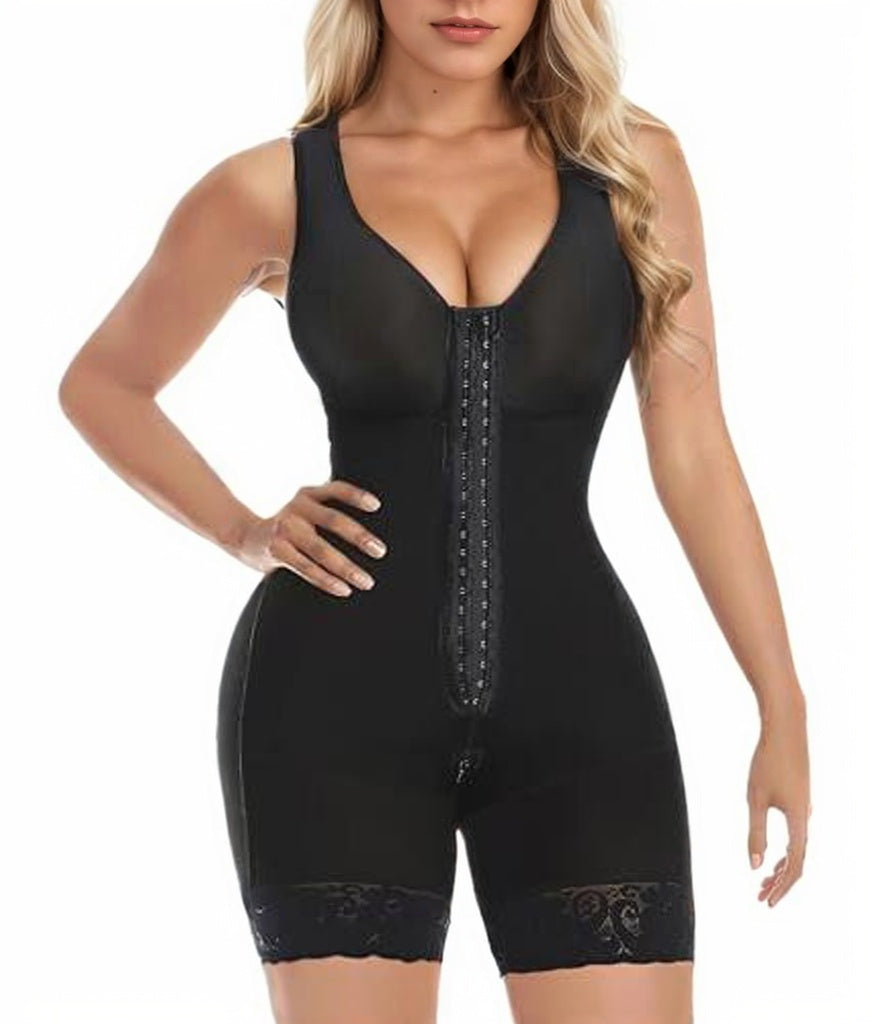 Loom & Soul™ Gaine Colombienne – Body gainant amincissant avec effet liftant et entrejambe zippé