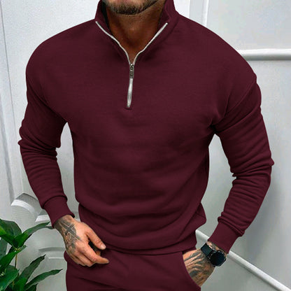 Loom & Soul™ Sweat-shirt uni – Haut décontracté à manches longues pour le confort et le style au quotidien