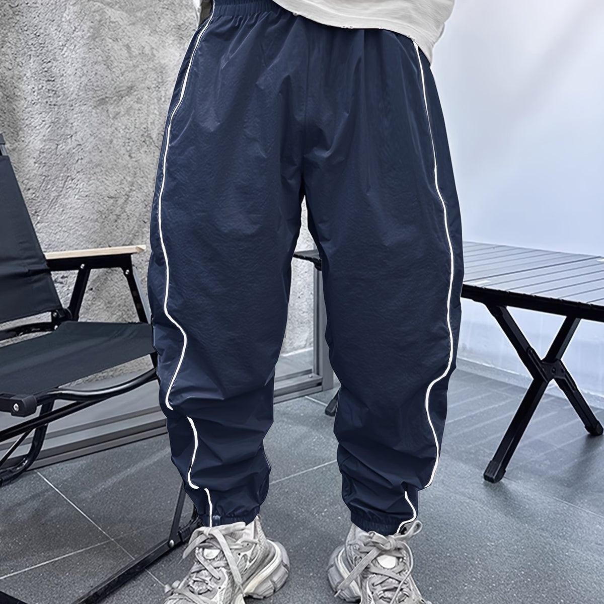 Pantalon de jogging décontracté pour homme – respirant, coupe ample, avec cordon de serrage