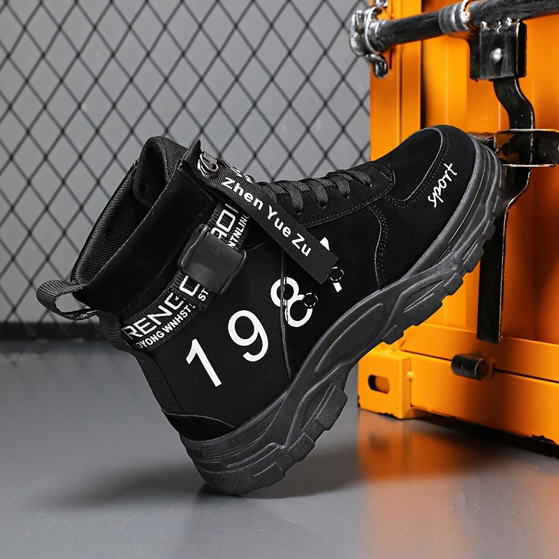 Chaussures de randonnée élégantes pour hommes – Bottes de cheville d'extérieur durables et antidérapantes