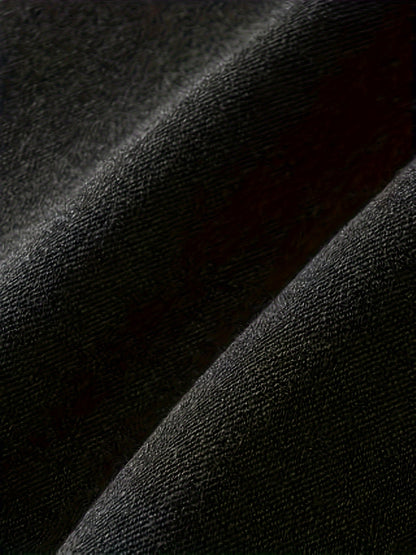 Jean slim noir délavé pour homme – Jean stretch déchiré pour toutes les saisons