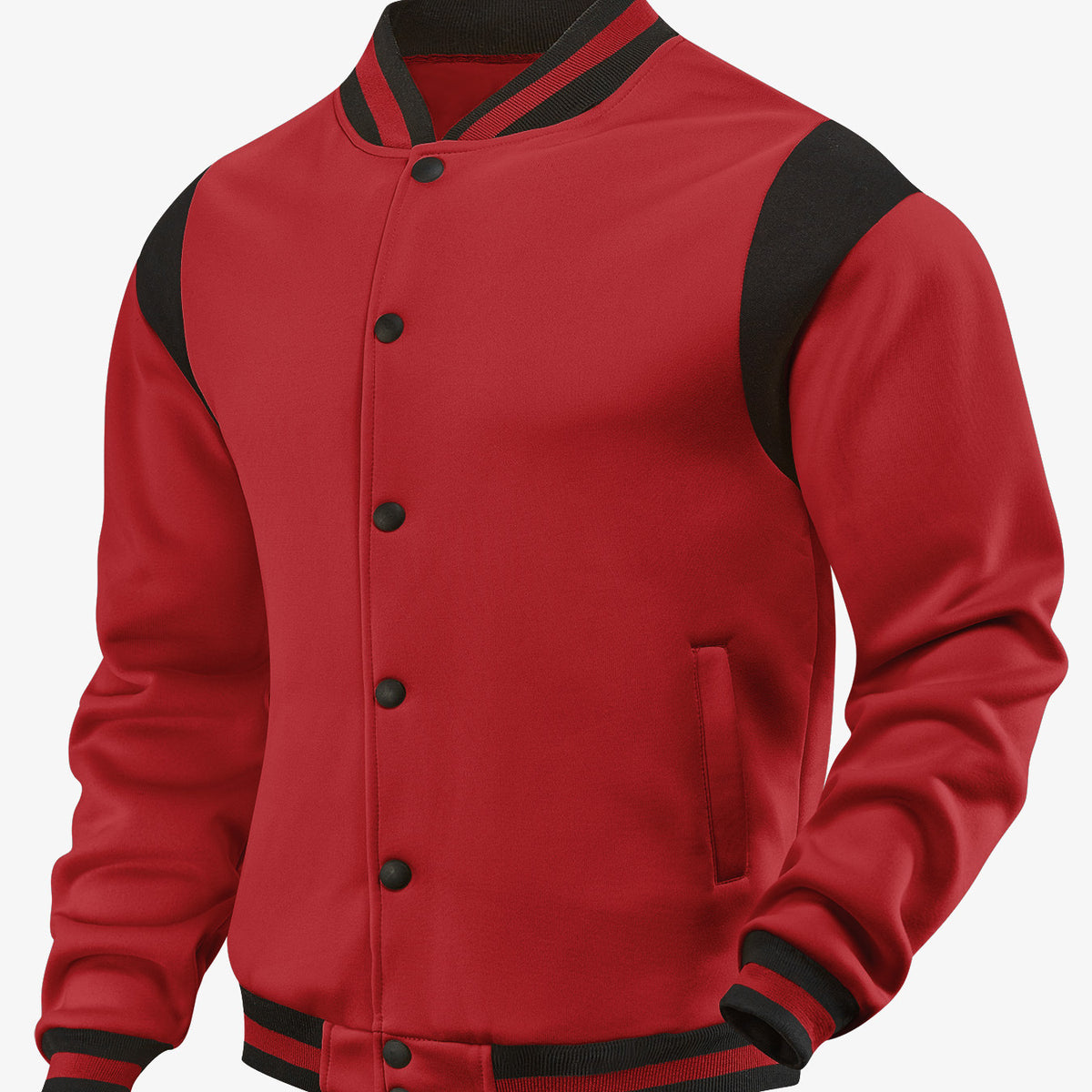 Cardigan Aviateur Doublé Polaire Homme – Col Montant Patchwork