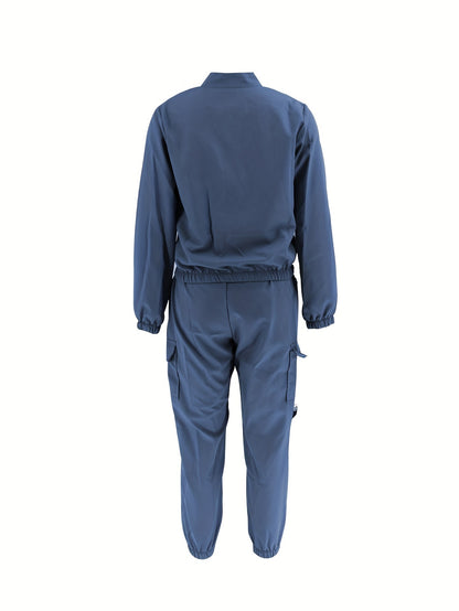 Ensemble deux pièces zippé « Directional Cargo » – Tenue décontractée urbaine pour femme