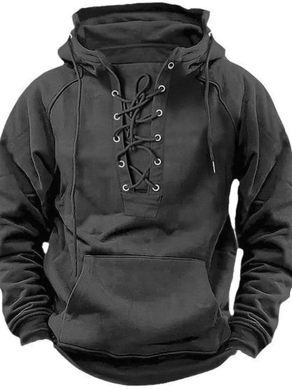 Sudadera con capucha extragrande para hombre – Sudadera extragrande de peso pesado con bolsillo