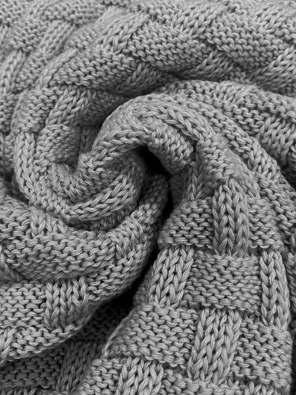 Pull en tricot gaufré pour homme – Grande élasticité avec col à revers