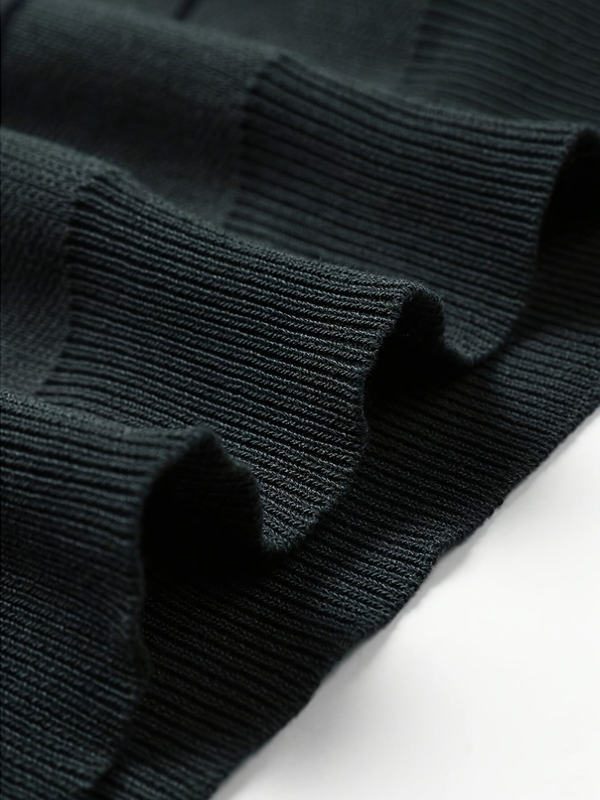 Chandail en maille à col montant en coton pour hommes – Chandail en tricot haut de gamme