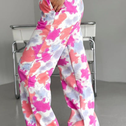 Pantalon droit décontracté Loom & Soul pour femme – Pantalon ample en coton avec micro-élasticité et coupe décontractée