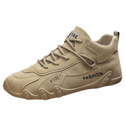 Mens High Tops Mens Soft Walking Shoes Lace up Extra Wide Dress Shoes for Men Sports Shoes for Men Popular Labor Work Shoes Wear High Top Board Shoes Casual Leisure Shoes Mens Leather Casual S