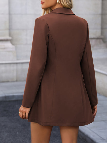 Veste à revers minimaliste pour femme – Vêtement d'extérieur décontracté et élégant pour toutes les saisons