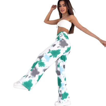 Pantalon droit décontracté Loom & Soul pour femme – Pantalon ample en coton avec micro-élasticité et coupe décontractée