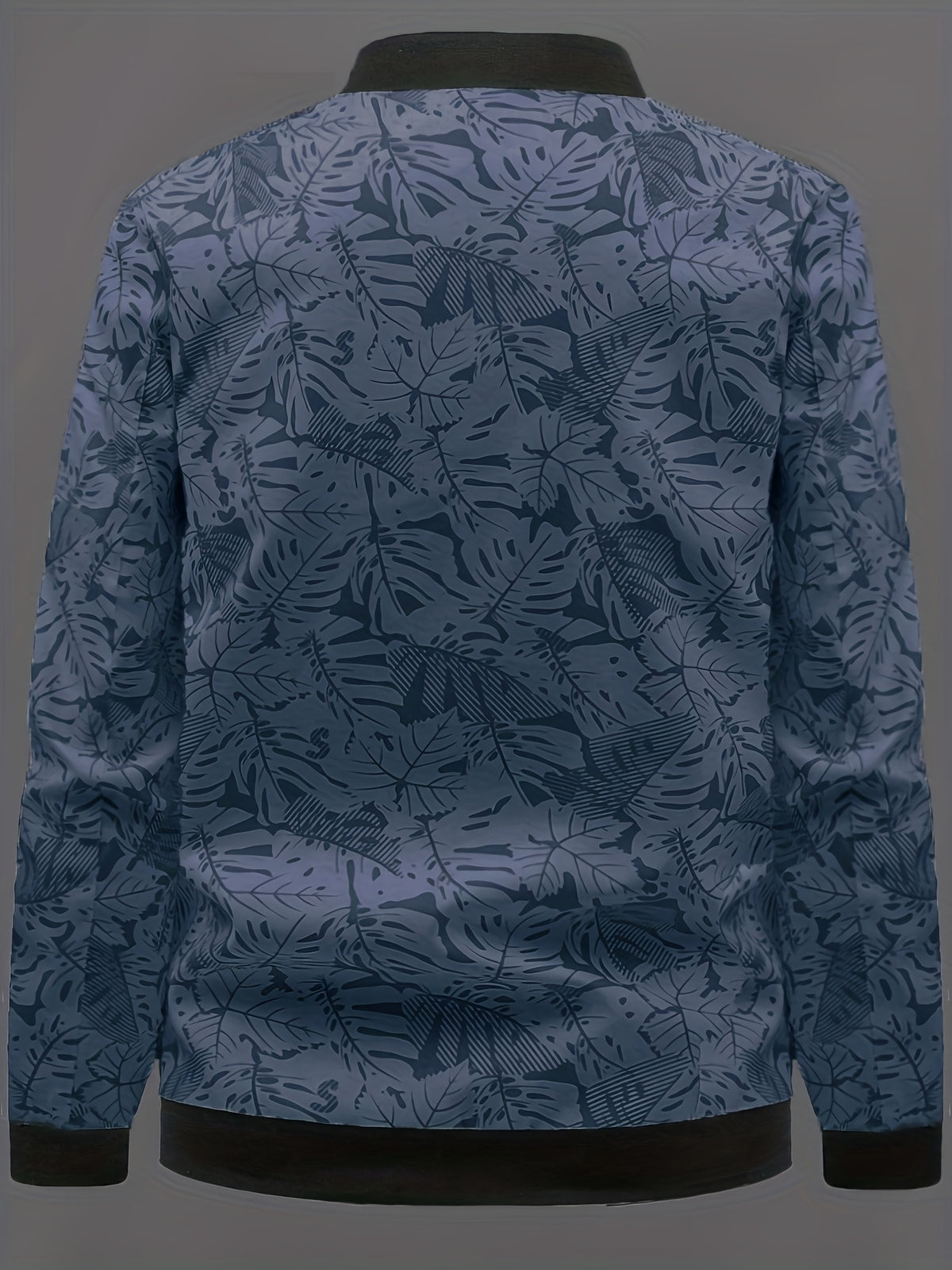 Veste de baseball imprimée pour homme – Manteau léger et décontracté à fermeture éclair style urbain
