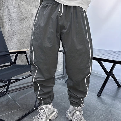 Pantalon de jogging décontracté pour homme – respirant, coupe ample, avec cordon de serrage