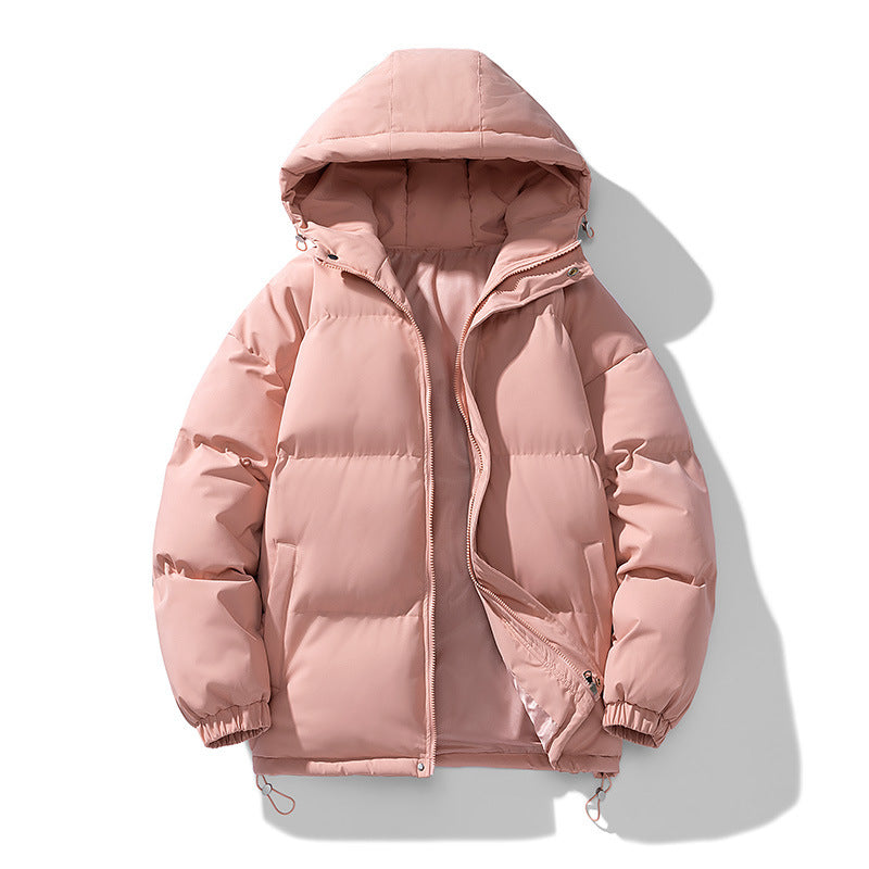 Loom & Soul™ Manteau à capuche d'hiver pour homme – Veste zippée rembourrée en coton épais pour la chaleur et le style au quotidien