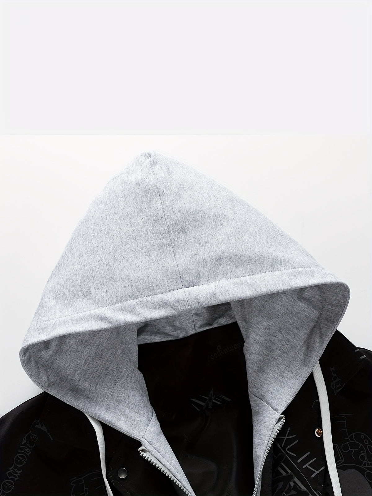 Sudadera con capucha y cremallera con estampado de dibujos animados para hombre de Loom & Soul – Chaqueta juvenil estilo urbano