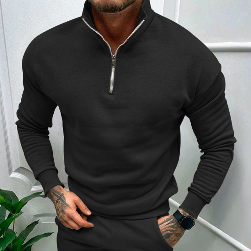 Loom & Soul™ Sweat-shirt uni – Haut décontracté à manches longues pour le confort et le style au quotidien