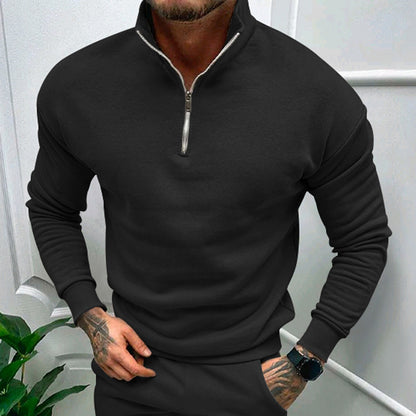 Loom & Soul™ Sweat-shirt uni – Haut décontracté à manches longues pour le confort et le style au quotidien