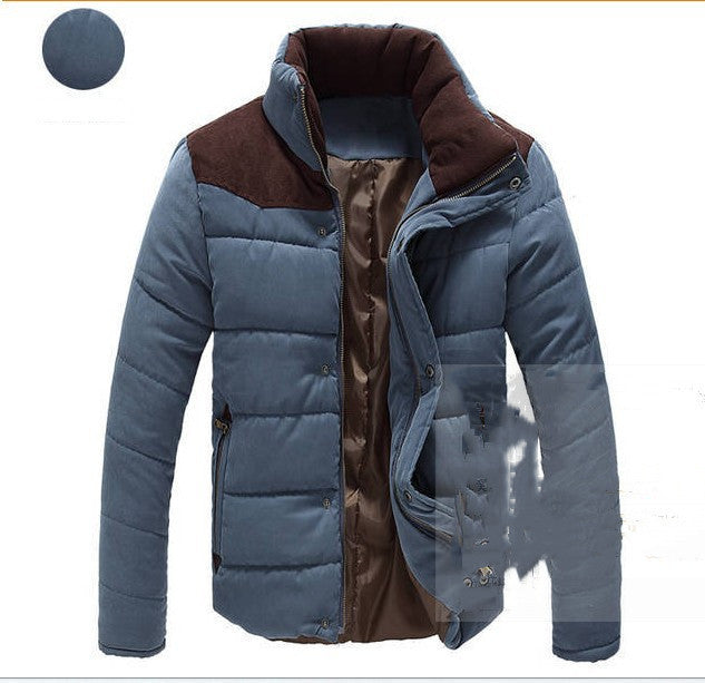 Parka décontractée chaude Loom & Soul™ pour homme – Manteau d'hiver coupe-vent avec extérieur en polyester léger