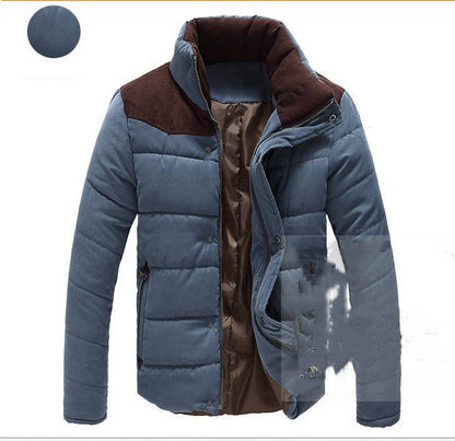 Parka décontractée chaude Loom & Soul™ pour homme – Manteau d'hiver coupe-vent avec extérieur en polyester léger