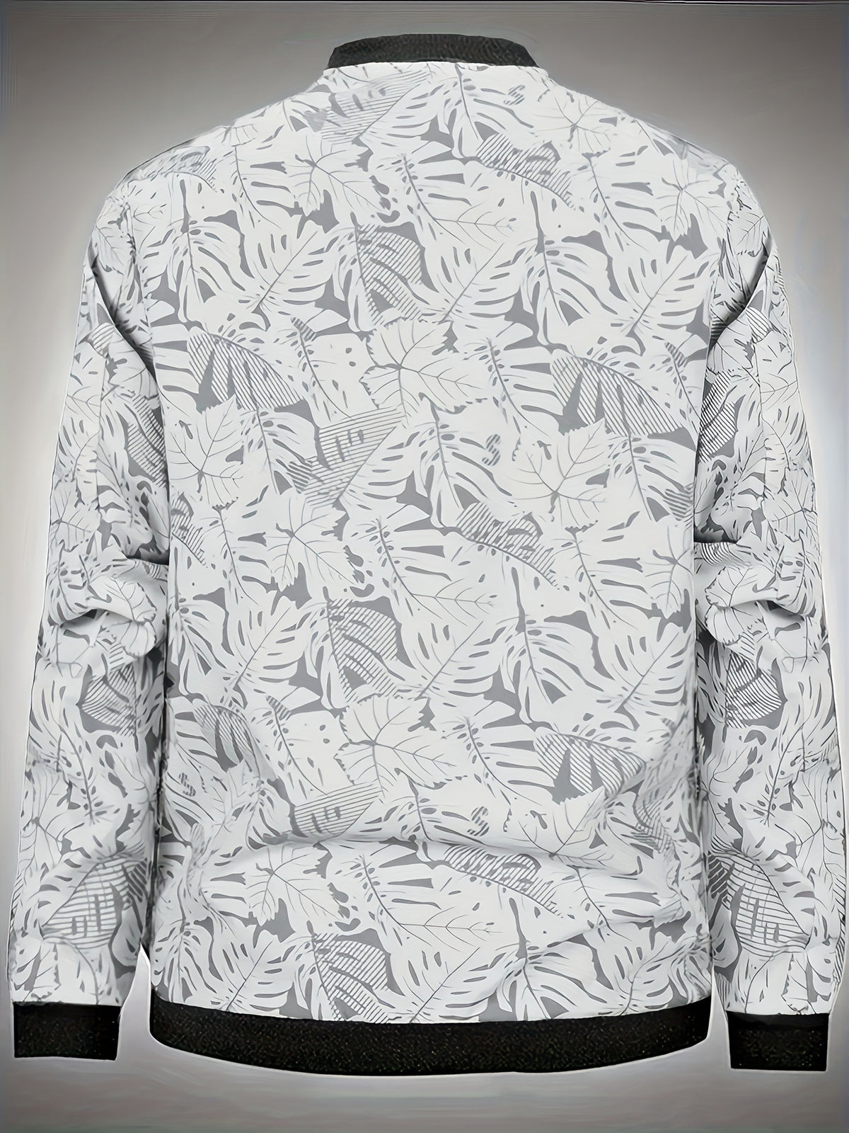 Veste de baseball imprimée pour homme – Manteau léger et décontracté à fermeture éclair style urbain