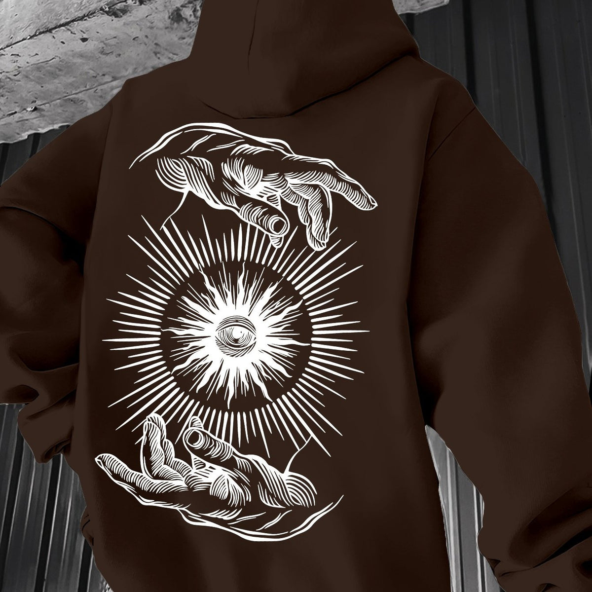 Pull à capuche léger pour homme – Graphisme minimaliste, idéal pour le printemps