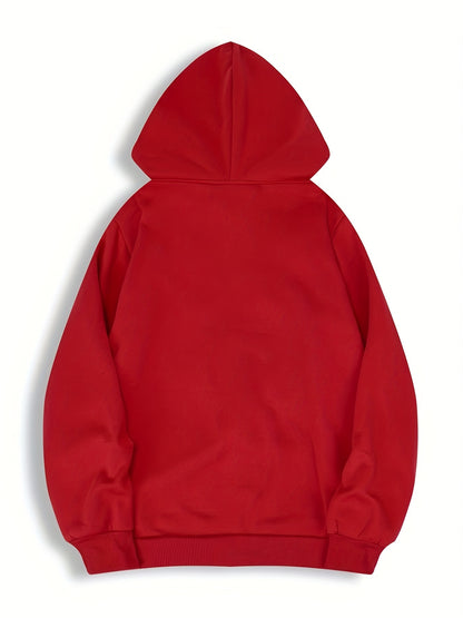 Veste à capuche pour hommes avec imprimé tête de mort – Sweat à capuche zippé décontracté automne/hiver