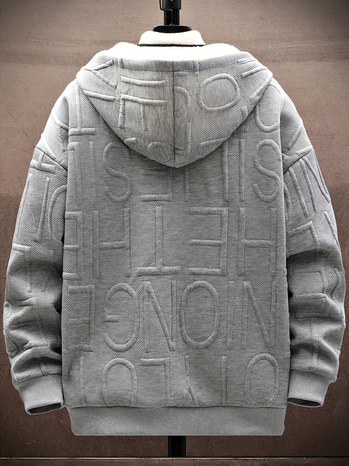Sweat à capuche zippé en molleton Loom & Soul pour homme – Édition fêtes de fin d’année