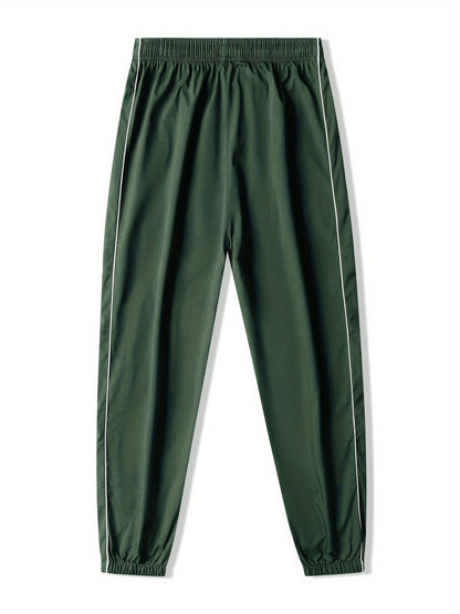 Pantalon de jogging décontracté pour homme – respirant, coupe ample, avec cordon de serrage