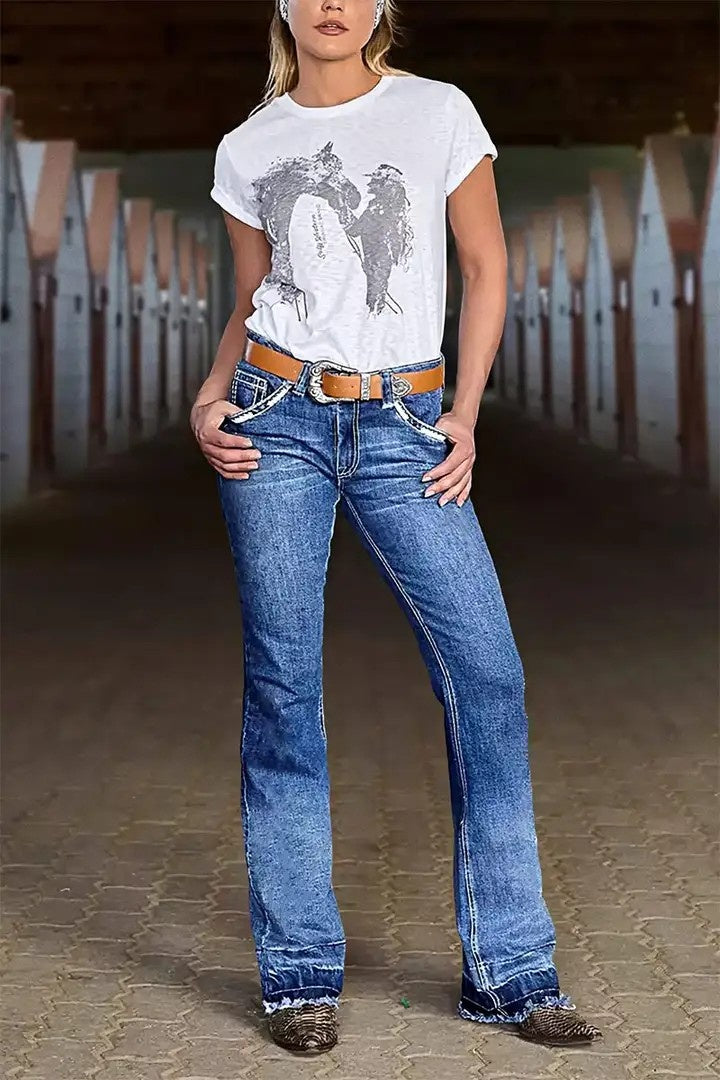 Women’s Slim Fit Jeans – Everyday Versatile Denim (T217)