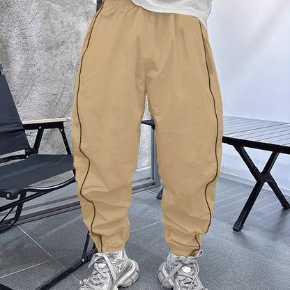 Pantalon de jogging décontracté pour homme – respirant, coupe ample, avec cordon de serrage