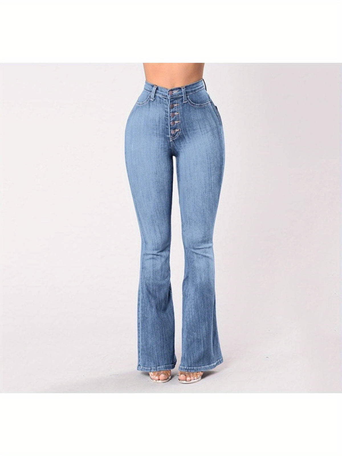Snatched High Waist Wide Leg Jeans – Flowy Vintage Fit